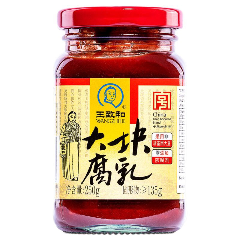 WZH傳統豆腐王致與大塊腐乳250g x1