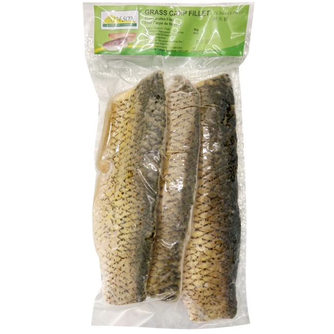 Cá Trắm Cỏ Kimson Phi Lê 鯪魚柳 Cà Trầm Cổ Phi Lệ 1kg x 1