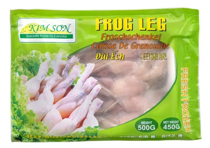 05196 Chân ếch đông lạnh Kim Sơn 田雞腿 Dui Ếch Đồng Lãnh 500gx1 FD
