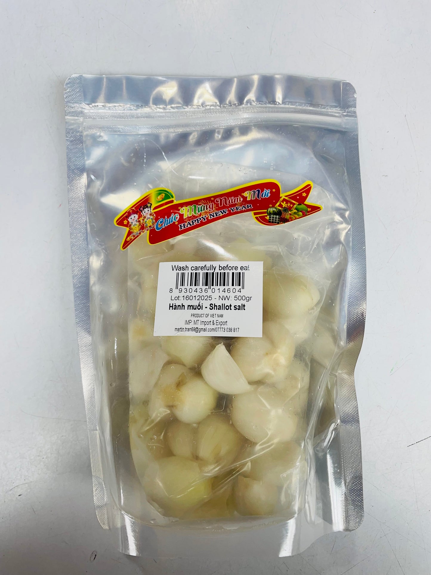 Hành tím ngâm củ hành muối 400g x 1 hũ