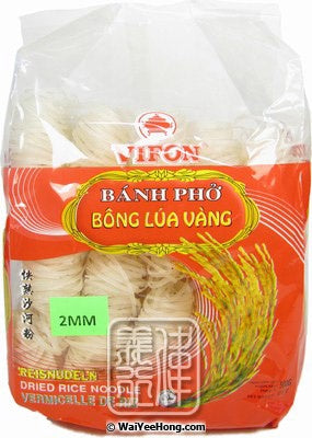 Bún khô Vifon Phở Bông Lúa Vàng 5mm 500g x 1