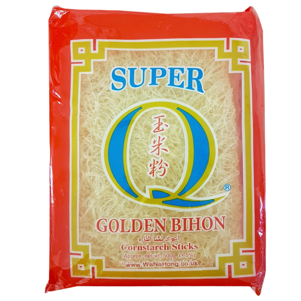 19841 Que bột ngô Bihon Super Q Golden 玉米粉絲500g x30
