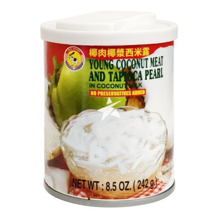 TAS Thịt dừa non & trân châu khoai mì- DESSERT椰肉椰漿西米露242g x1