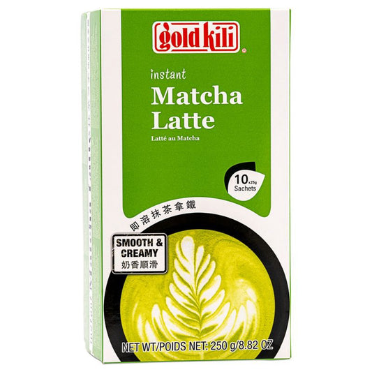 19508 Gold Kili Matcha Latte Hộp 金麒麟 即溶抹茶拿鐵 Trà Xanh Latte 250g x1