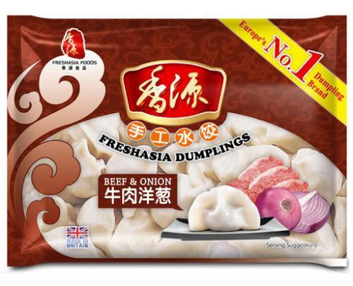 FRESHASIA Bánh Bao Bò & Hành 香源牛肉洋葱水餃400g x1