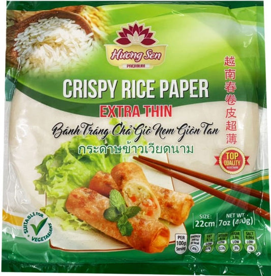 Bánh Tráng Giòn Hương Sen Siêu Mỏng Bánh Trang Chả Nem Gion Tân 400gr x 1