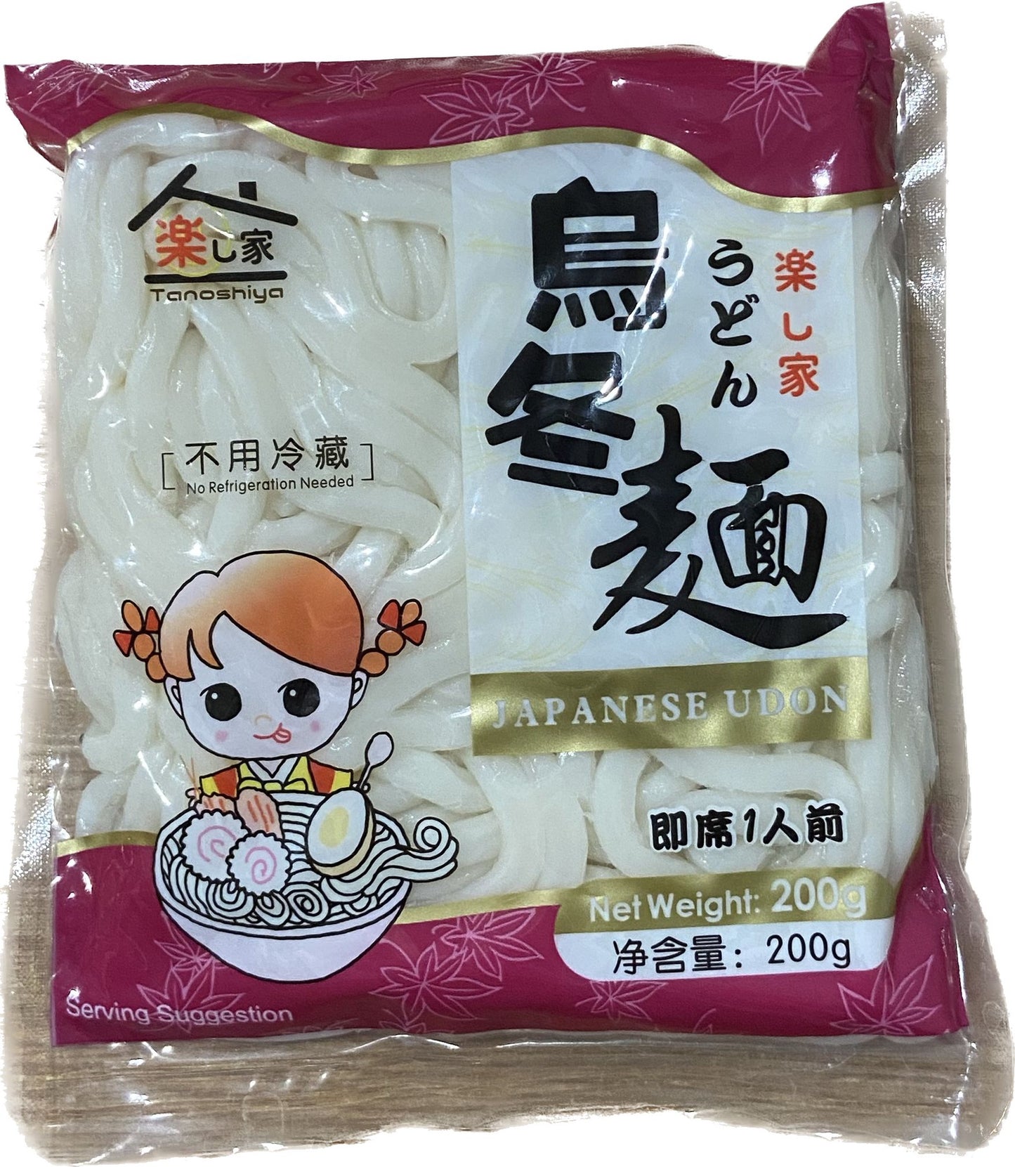 TS Udon 樂し家單包烏冬200g x1