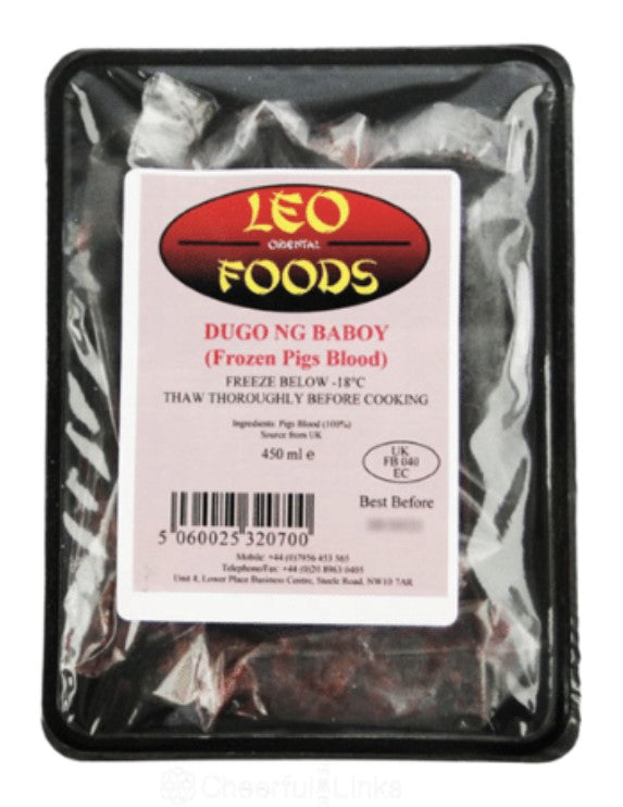 20700 Máu lợn đông lạnh của Leo (Dugo)豬紅 450ml x 1