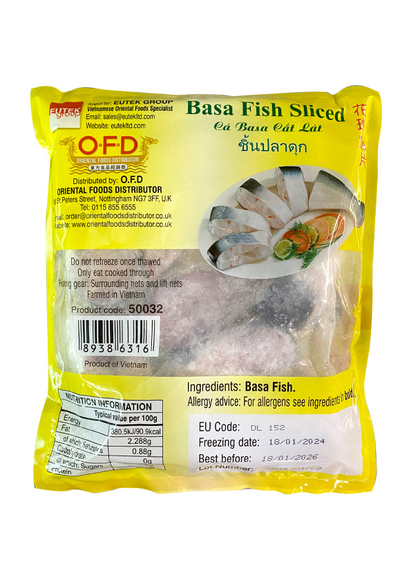 31517 Cá ngựa King Cá tra đông lạnh Bít tết Cà Basa Cát Lát 1kg 花斑魚片x 10