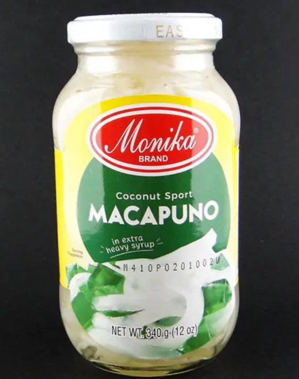 Monika Preserves Coconut Sport (Macapuno) Strings糖水椰絲 (拔絲椰子/馬卡普諾) 340g x 1