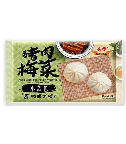 HR Mini Bun - Thịt Heo Rau Củ 康樂小蒸包-豬肉梅菜 Bun Nhỏ - Thịt Heo Rau Cu 430g X1