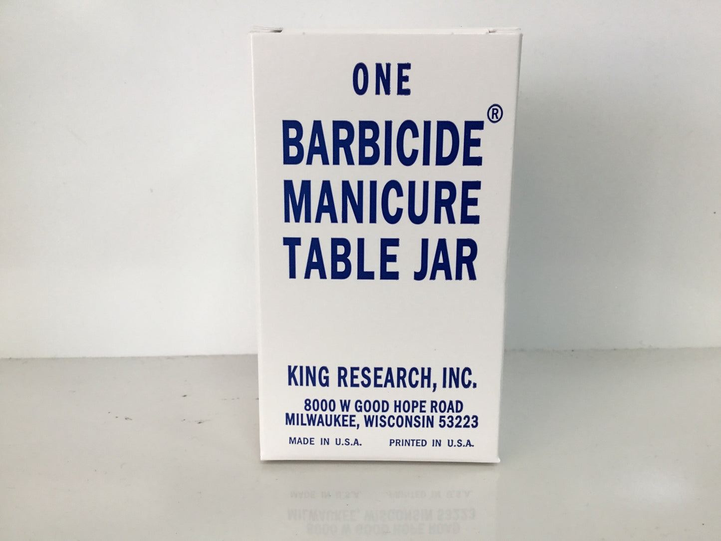 13968 Barbicide Manicure table jar 8000w 1pc x 1 4C