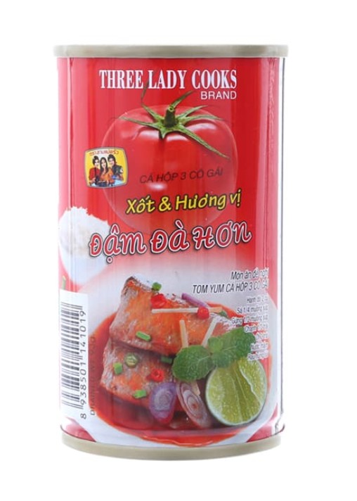 3 Lady cooks Mackerel in tomato Sauce 番茄鯖魚 Xot & Huong vi dam da hon 155g x1