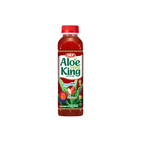 OKF 蘆薈王無糖草莓蘆薈汁(無糖) - 草莓 Nuoc Dau Khong Duong 500ml x1