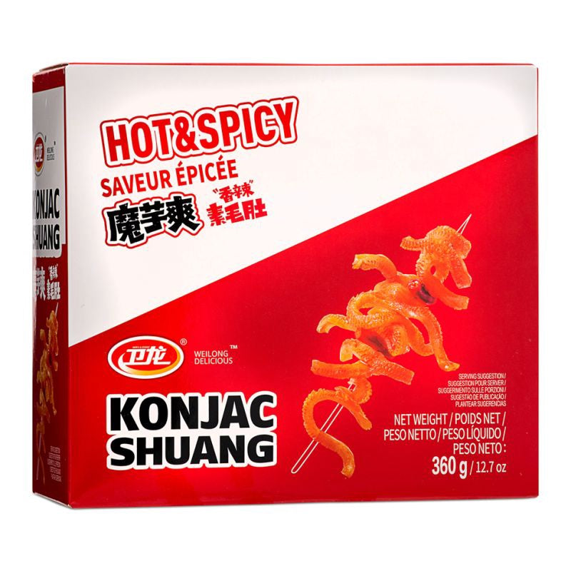WL Konjac Strips-Hot Flavour衛龍魔芋爽-香辣味360g x1