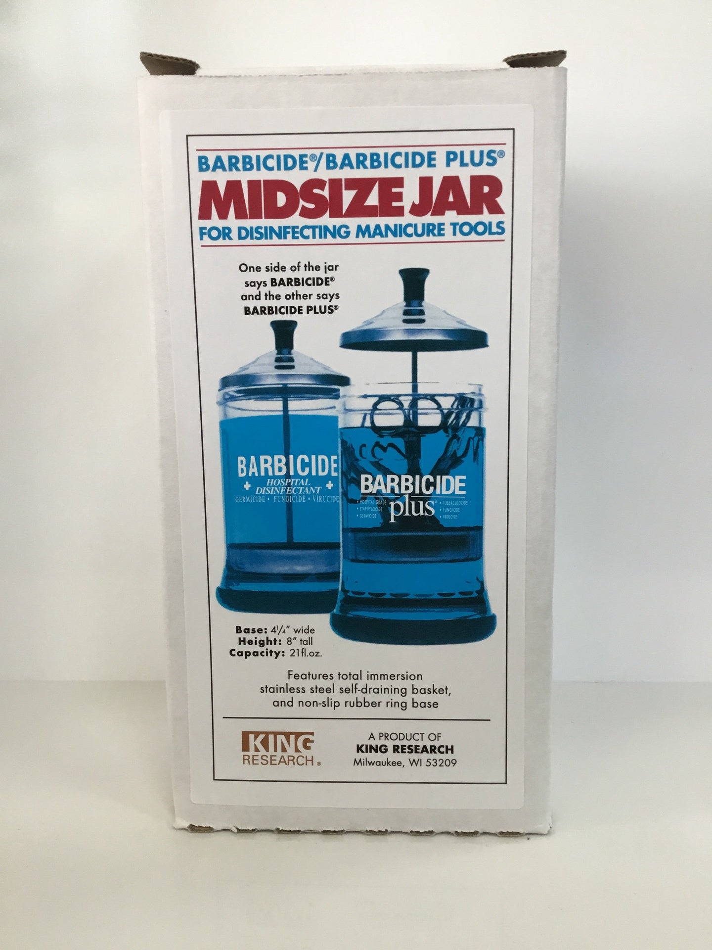 24118-King Research -Barbicide/Barbicide plus 中型罐 - hu dung nuoc sat trung dung cu 2x21oz 4C