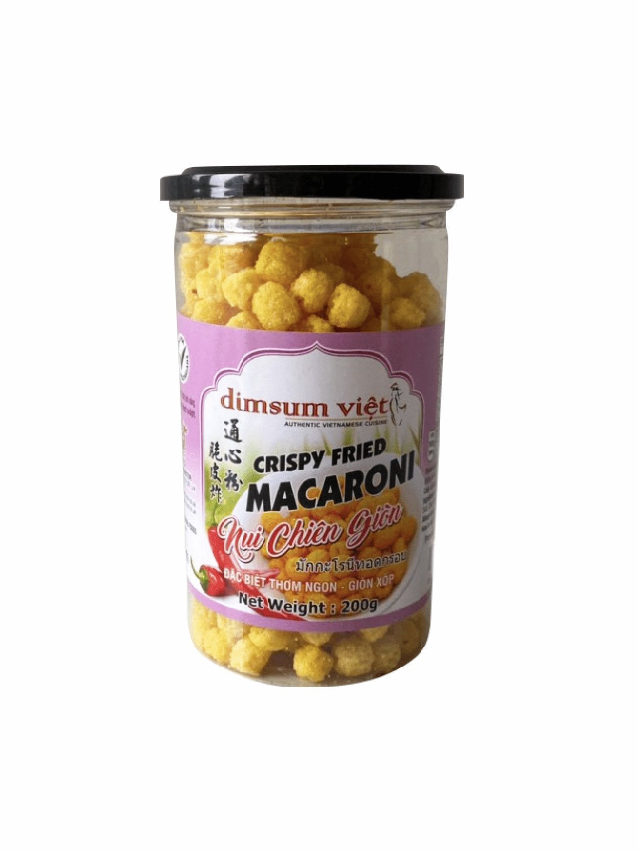 Dimsum Việt Giòn Macaron脆皮炸通心粉Nui Chiên Gion 200g x 1