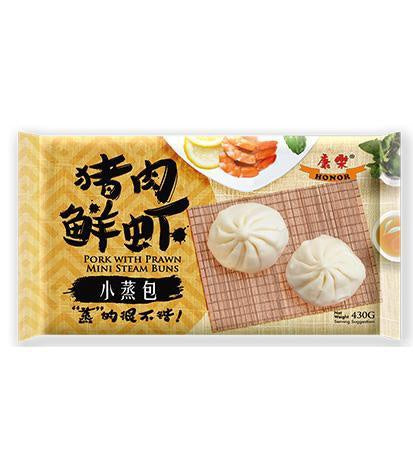 HR Mini Bun - Thịt Heo Tôm 康樂小蒸包-豬肉鮮蝦Bún Nho - Tom Thit430g x1