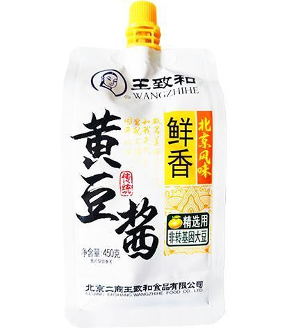 WZH Soy Bean Paste - Bag 王致與黃豆醬-袋裝450g x1