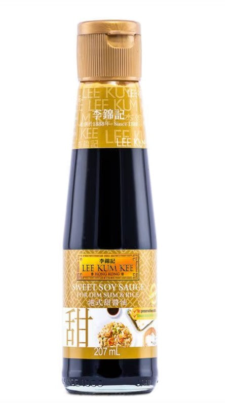 LKK Sweet Soy Sauce 李錦記港式甜酱油 Nuoc Sot Ngot Cho Diem Tam Tu Gao 207ml x1