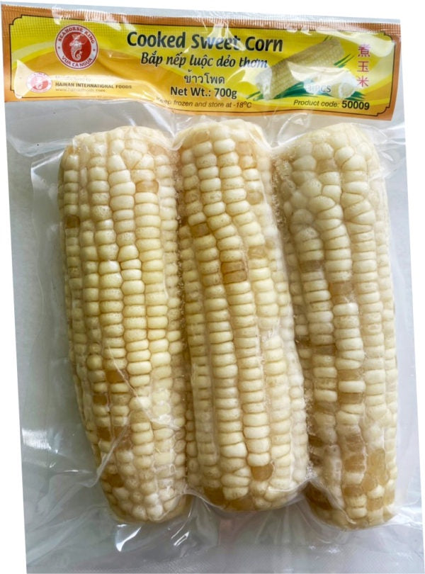 50009-9 Seahorse King Frozen Cooked Sweet Corn Bap Nep Deo Thom Luoc 700g x 20