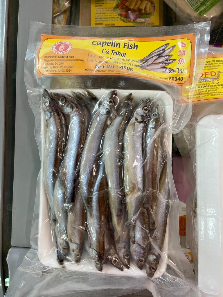 Cá ngựa King Capelin Ca Trung 多春魚450gr x 1