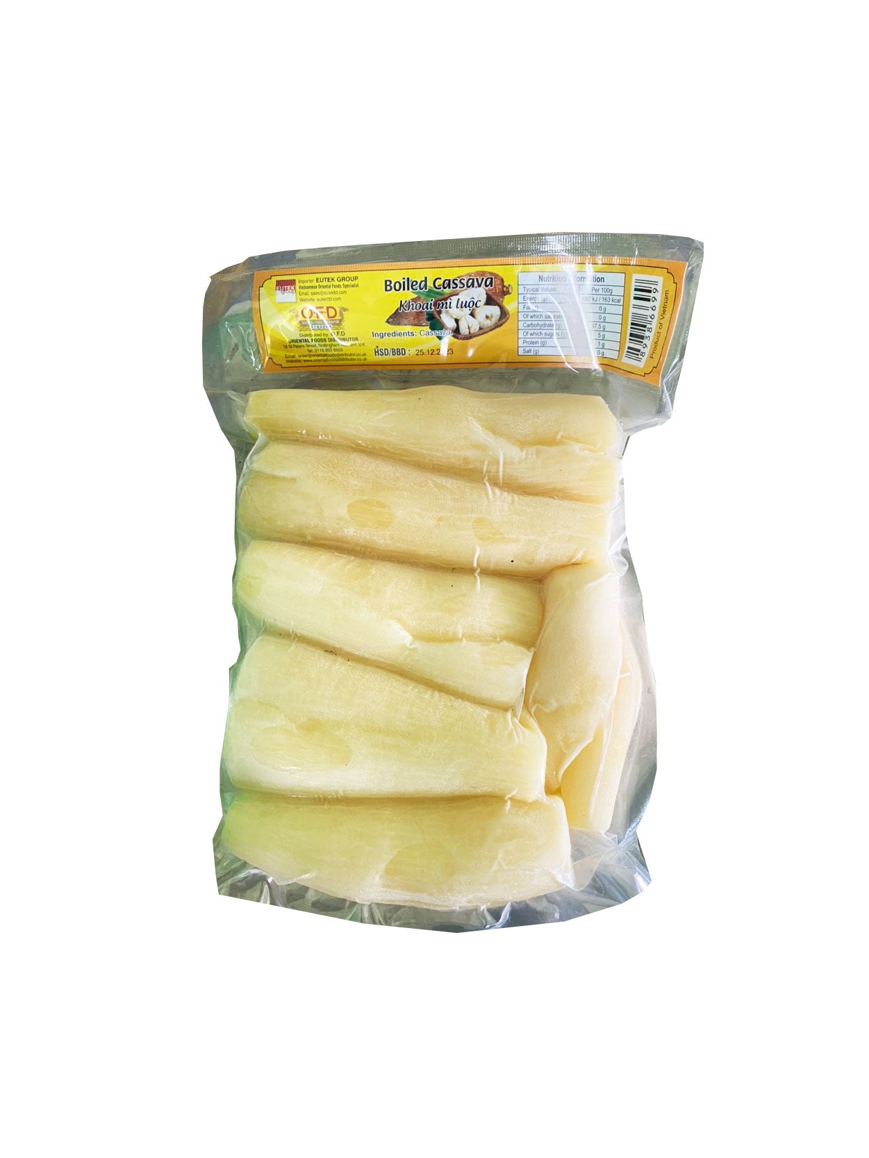 Cá Ngựa King Luộc Sắn Miếng Khoai Mỳ Luốc 1kg 水煮木薯x 1