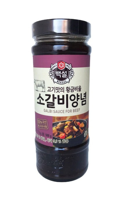 Baeksul BBQ Beef Rib Kalbi Sauce 牛仔骨燒烤醃汁 (中) 500G X1