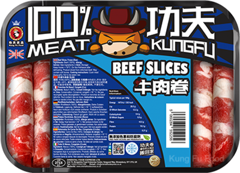 Bò Lát KUNG FU 功夫牛肉卷Bò Cát Lát Đồng Lãnh 400g x1