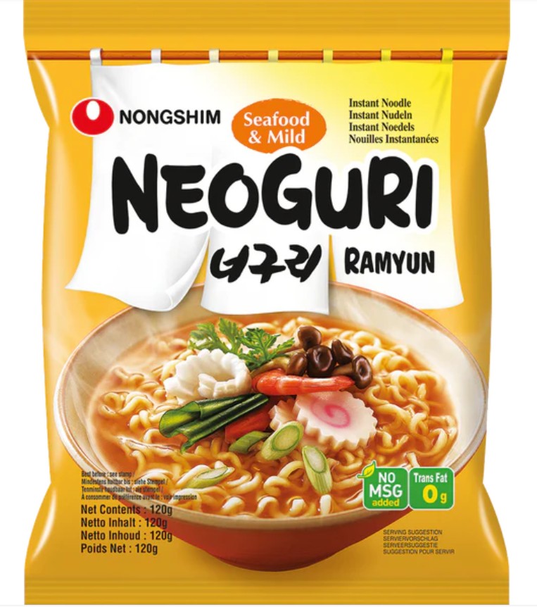 Neoguri Ramyun Seafood mild 农心海鲜辣味面 微辣 120g x 1