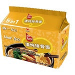 21109 Mì UNI (5 chiếc) - Sườn heo hầm 統一清燉排骨麵(5連包)525g x6