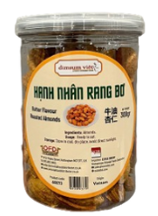 Dimsum Viet Butter Flavour Roasted Almonds 牛油杏仁 Hanh Nhan Rang Bo 300g x 1