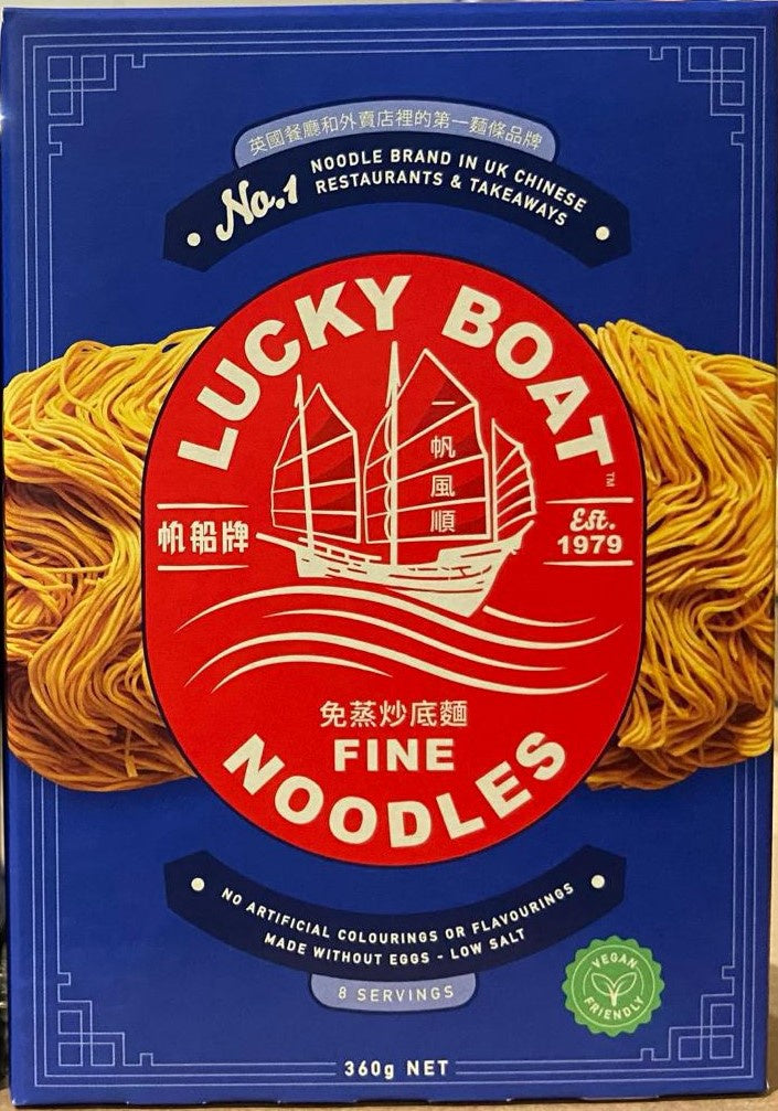 Mì Lucky Boat 帆船牌炒底麵 (幼) 350g x1
