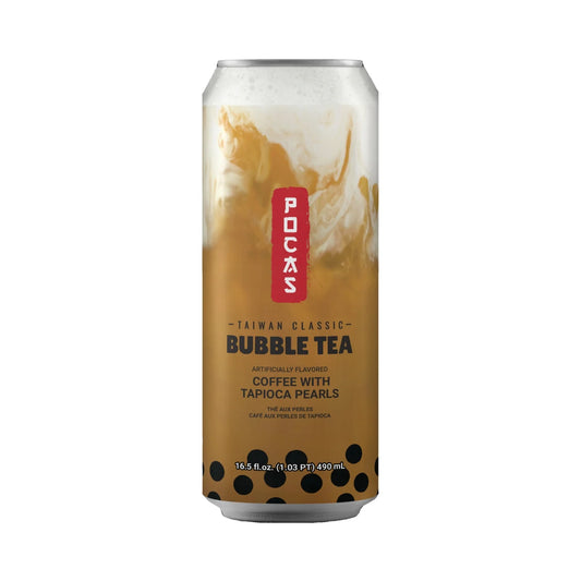 Pocas Bubble Tea Coffee Flavour 咖啡味珍珠奶茶 Tra Sua Tran Chau Vi Ca Phe 490ml x 1