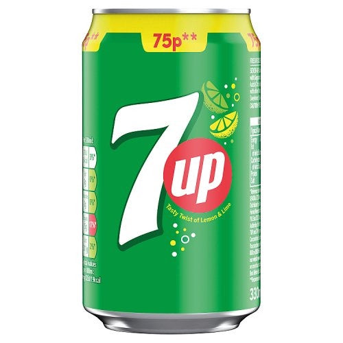 7 up 飲料罐 nuoc uong 7 up 330ml x 1