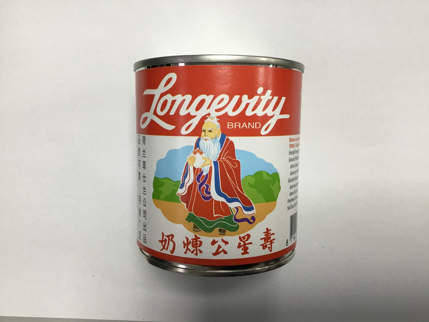 Longevity Sweetened condensed milk 壽星牌煉奶Sua Dac Co Duong 397g (305ml) x 1
