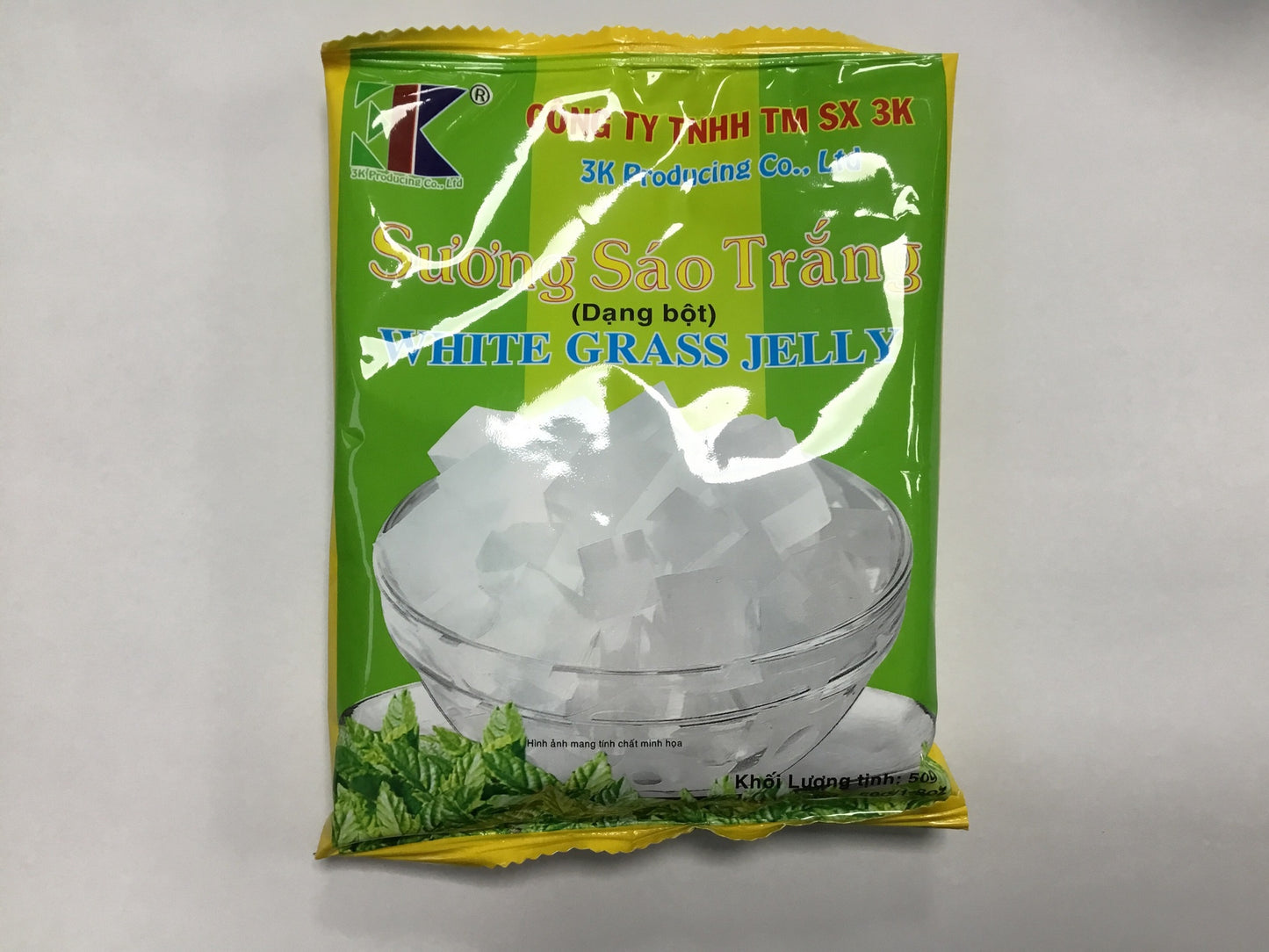 3K White Glass Jelly Suong Sao Trang 50g x 1