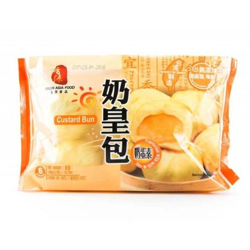 30944-4 FA Frozen Custard Bun 流心奶黃包 Banh Bao Kim Sa Dong Lanh 390g x 12