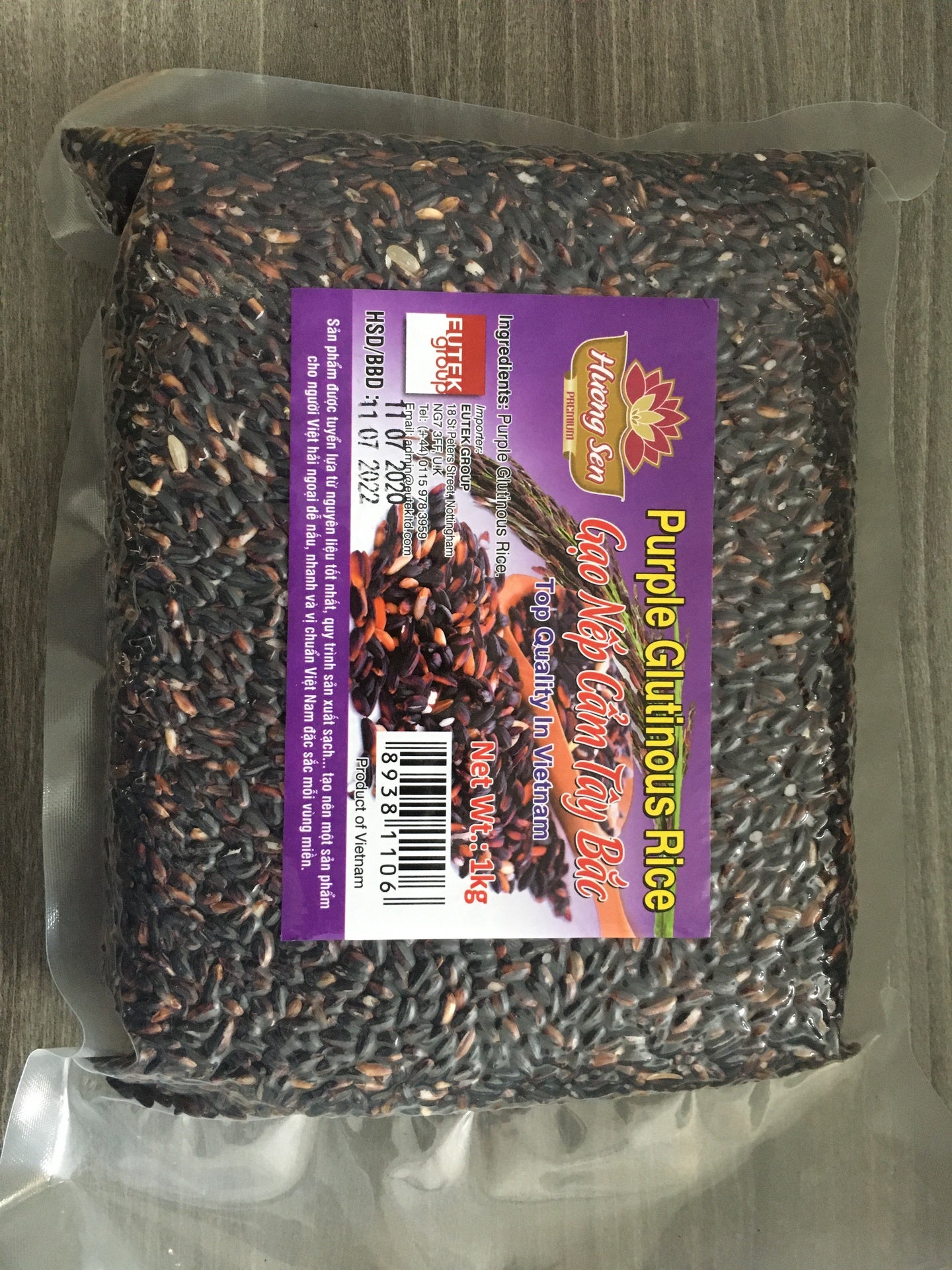 Gạo Nếp Hương Sen Gạo Nếp Cẩm Tây Bắc 1kg x 20