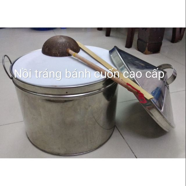 17211 Nồi Cơm Trộn Bánh Cuốn Nội Trang Bánh Cuốn Inox Size 28cm 1 x 1 cái