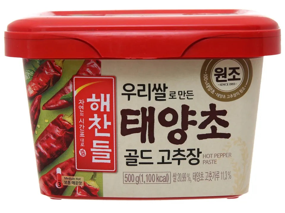 15708 Haechandle 紅辣椒醬(方形)Ot tron han quoc 500gr x 1