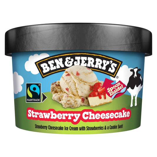 Ben & Jerry's 冰淇淋草莓起司蛋糕 Kem dau tay va pho mai 100ml x1