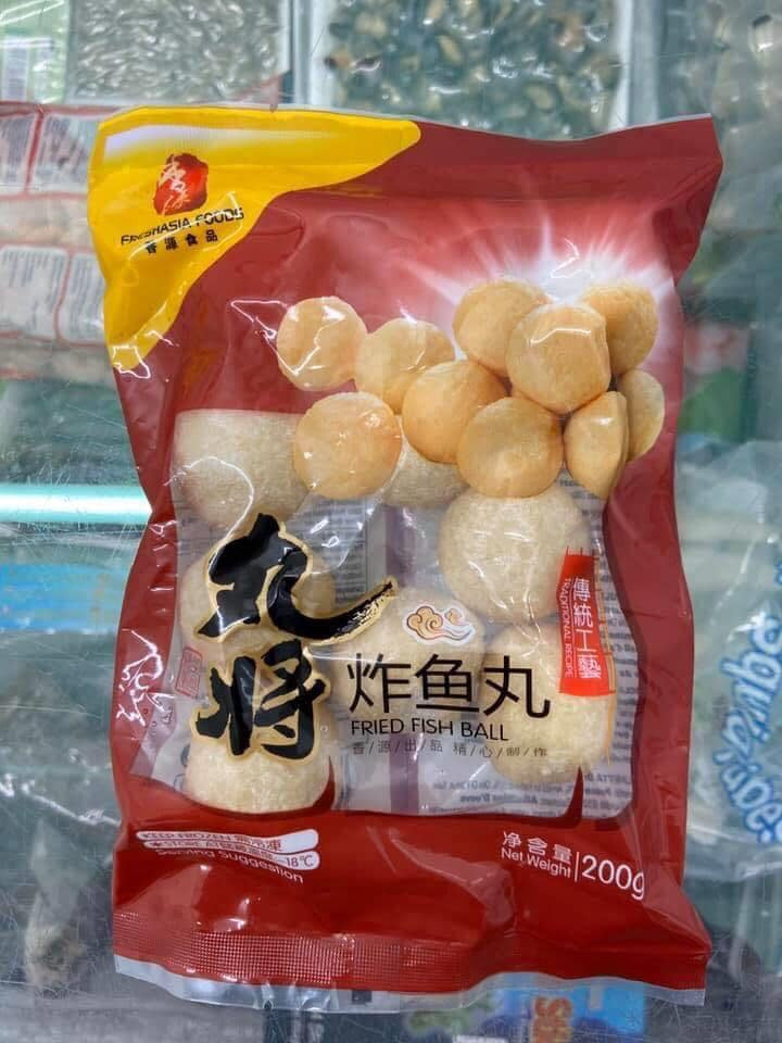 36984 Fresh Asia WJ Fried Fish Ball丸将炸鱼丸Ca Vien Chien 200gr x 1