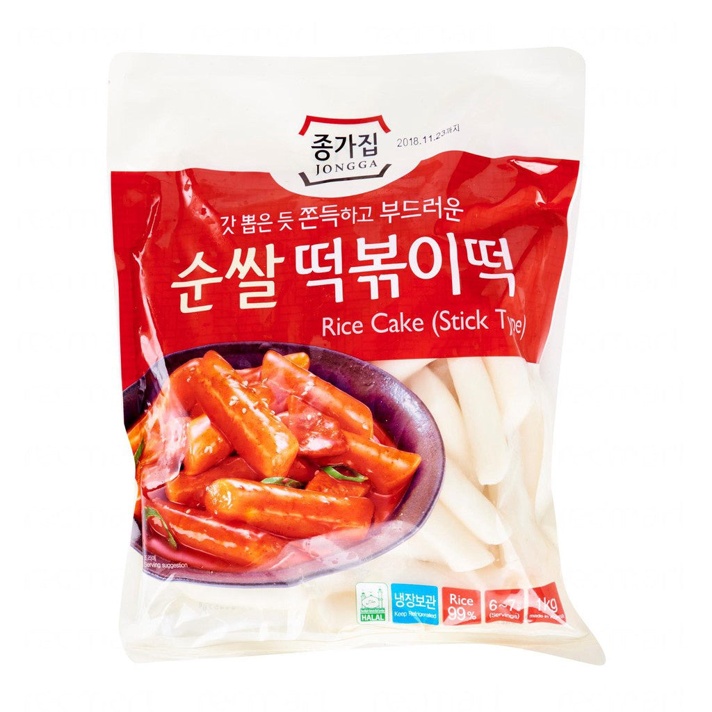 Bánh gạo Daesang Jongga (dính) 宗家府韓式(條裝)年糕Banh gao han quoc dang que 1x500g