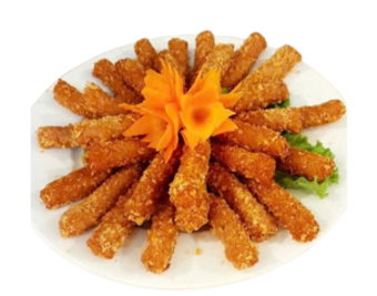 Dimsum Viet Ha Noi Fried Fermented Pork Stick 炸酸肉卷 Nem Chua Ran Ha Noi 500g x 1