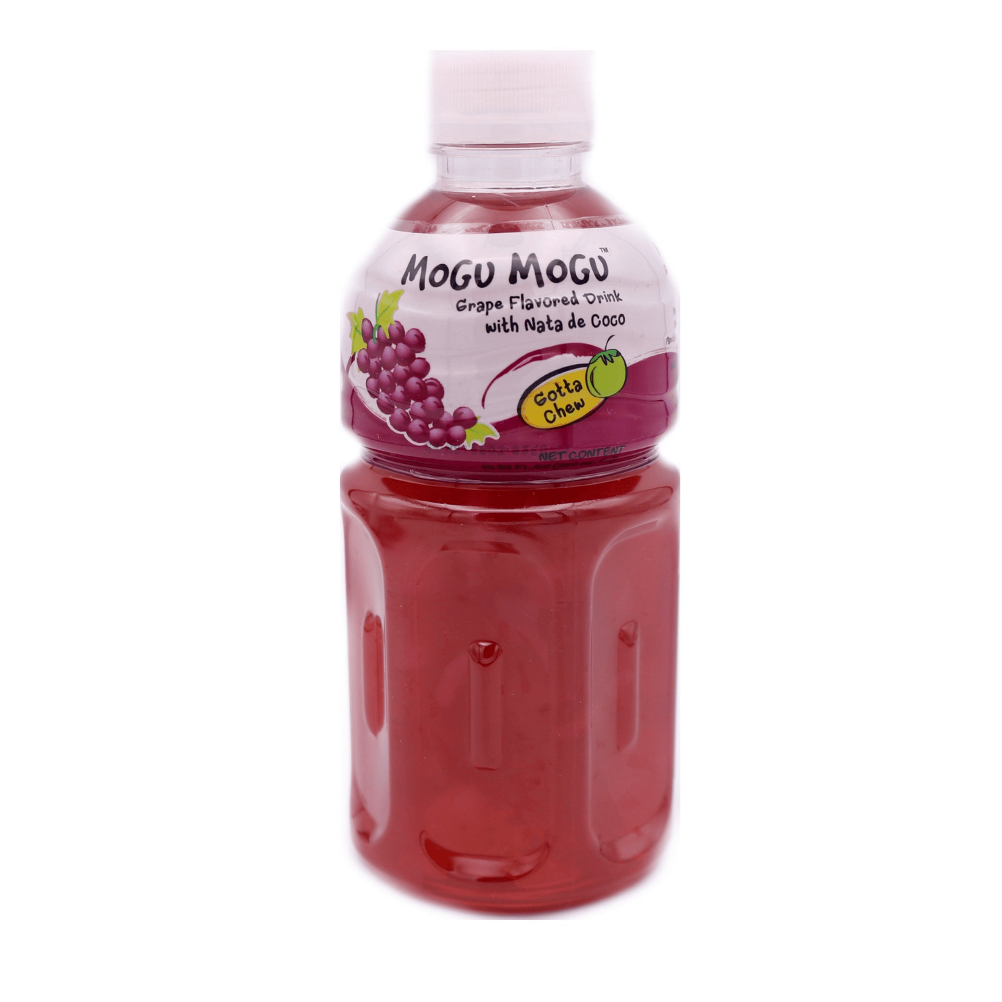 Mogu Mogu Nata De Coco Drink Grape Flavour提子味 Nuoc Trai Cay Vi Nho 320ml x 1