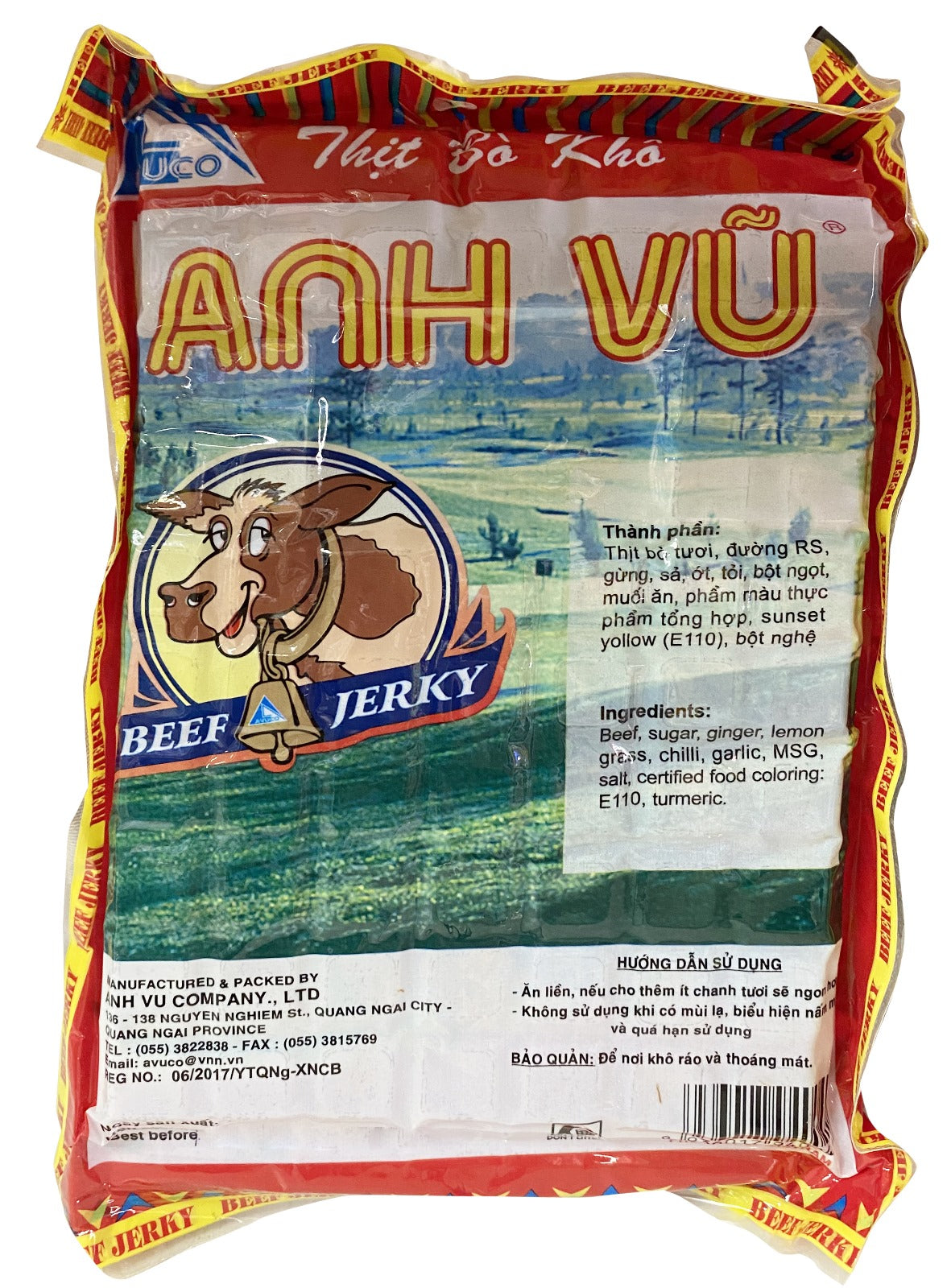 Anh Vũ Thịt Bò Kho Miêng 87g x 1