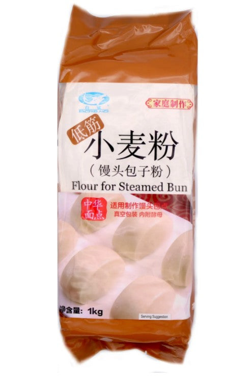 Bột làm bánh bao BS 白鲨馒头粉 Bột lam bánh bao 1kg x1