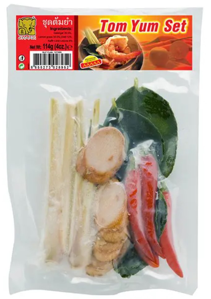 Chang Frozen Tom yum Set 冬陰公材料包Gia Vi Nâu Tom Yum Đông Lãnh 114gr x 1