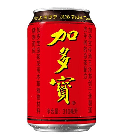 JDB紅罐裝涼茶加多寶紅罐裝涼茶310ml x1